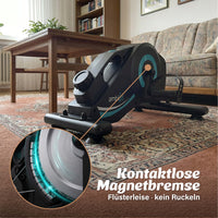 Magnetbremse des flüsterleisen Pedaltrainers im Querschnitt