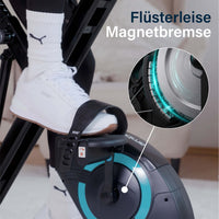 Magnetbremse des X-Bike mit 16 Widerstandsstufen für leises Training